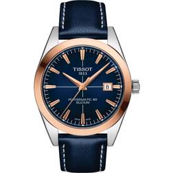 Tissot Gentleman Gold Watch, 40mm Blue