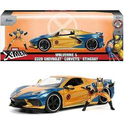 Jada Jada Marvel X-Men Wolverin Chevy Corvette