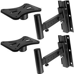 Pyle PSTNDW15 Dual Universal Adjustable Mount Bracket Angle Tilt Rotation