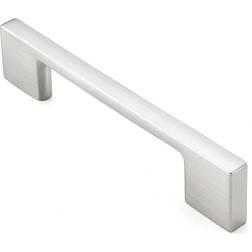 Modern Satin Nickel 3-5/8" Cabinet Door Handles