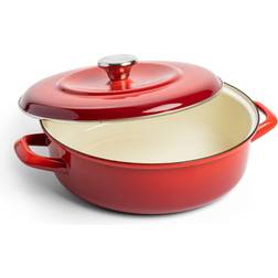 Merten & Storck Enameled Iron 4-Quart 1873 Braiser with lid