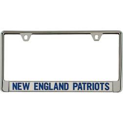 Stockdale Multi New England Patriots Metal Acrylic Bottom Inlaid Mirror License Plate Photo Frame