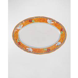 Vietri Melamine Campagna Uccello Oval Serving Dish