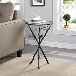 Firstime & Bird Branches Iron Tripod Side Small Table