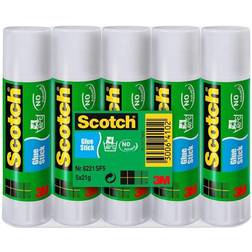 Scotch Permanent Glue Stick 21g Pack 5 7100115512