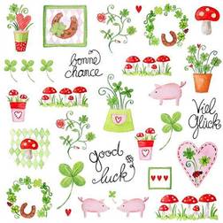 Braun Company, Servietten, Serviette Partytime "Lovely Luck" 33 x 33 cm 20er Packung