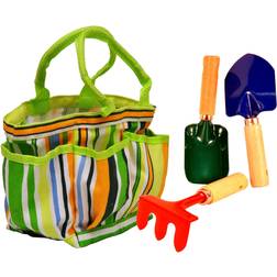 JustForKids Kids Garden Tools Set with Tote