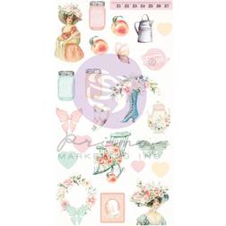 Prima Peach Tea Puffy Stickers