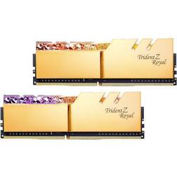 G.Skill 64GB DDR4 Trident Z Royal Gold 3600Mhz PC4-28800 CL18 1.40V Dual Channel Kit 2x32GB