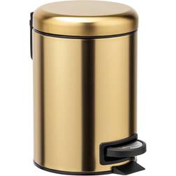 Wenko Cosmetic Pedal Bin Matte Gold 3L