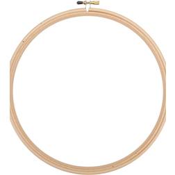 Natural Frank A. Edmunds Wood Embroidery Hoop W/Round Edges 10"