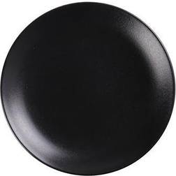 Yanco NB-310 Noble Black Shape Round Black Soup Plate