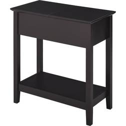 Homcom Wood Flip Top Side Small Table