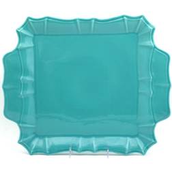 Euro Ceramica Chloe Turquoise Square Serving Dish