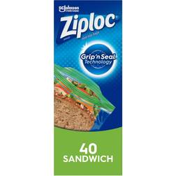 Ziploc 71139 Sandwich Count Plastic Bags & Foil