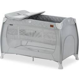 Hauck Reisebett Relax N Play Center quilted grey