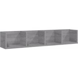 vidaXL grey sonoma CD Shelving System