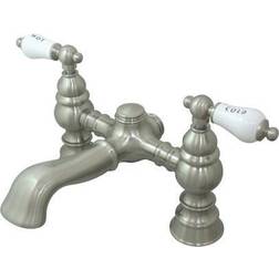 Kingston Brass CC1132T Vintage Deck Clawfoot Tub Filler Nickel, Gray