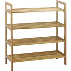 Oceanstar 4-Tier Bamboo Shoe Rack