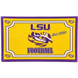 Evergreen Enterprises LSU Tigers Embossed Door Mat Green