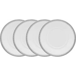 Noritake Whiteridge Set Of 4 Saucer Plate