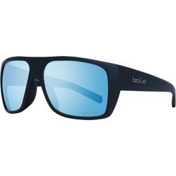 Bolle Square Matte Black Phantom+ Polarized Photochromic Falco