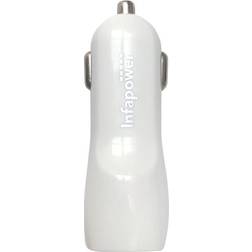 Infapower twin usb car charger 2.1a