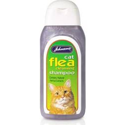 Johnson's cat flea cleansing shampoo kitten cleanse