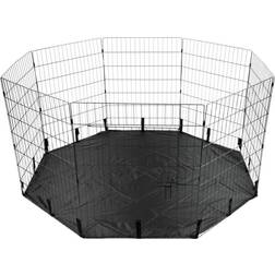 KCT Large 8 Panel Pet Puppy/Dog PlayPen + Floor/Cover