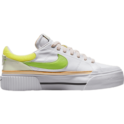 Nike Court Legacy Lift W - White/Pearl Pink/Opti Yellow/Action Green