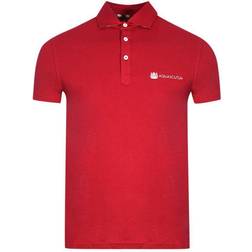 Aquascutum Aldis Crest Block Logo Polo Shirt - Red