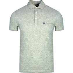 Aquascutum Aldis Crest Block Logo Polo Shirt - Grey