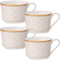 Noritake Noble Pearl Of 4 Cups, 7-1/2 Dinner Set