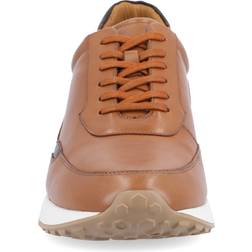 Thomas & Vine Men's Lowe Casual Leather Sneakers Cognac Cognac