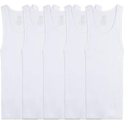 Fruit of the Loom Boys' Bonus Pack A-Undershirt White