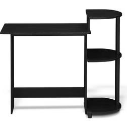 Furinno Compact Americano/Black Writing Desk 39.4x99cm