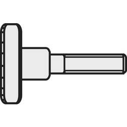 Toolcraft M4* 8 D464-5.8:A2K 192173 Rändelschrauben M4