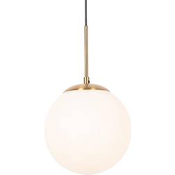 QAZQA Art Deco Gold/Opal Pendant Lamp 20cm