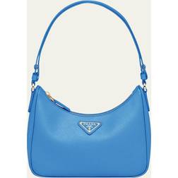 Prada Logo Mini Saffiano Leather Shoulder Bag