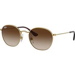 Ray-Ban Sunglasses Children Rob Kids Gold Frame Brown