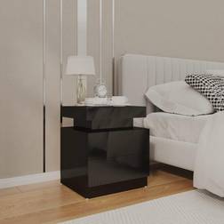 vidaXL Cabinet High Bedside Table