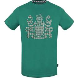 Aquascutum Check Aldis Crest T-shirt - Green