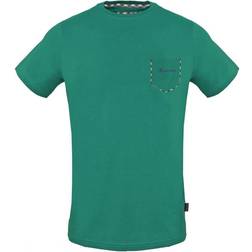 Aquascutum Check Pocket Trim T-shirt - Green