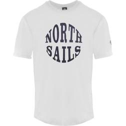 North Sails Circle Logo T-shirt - White