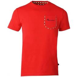 Aquascutum Check Pocket Trim T-shirt - Red