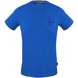 Aquascutum Check Pocket Trim T-shirt - Blue