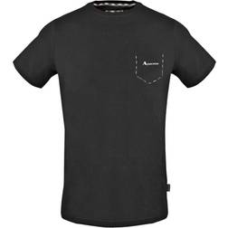 Aquascutum Check Pocket Trim T-shirt - Black