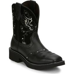 Justin Ladies Gypsy Mandra Sq Toe Boots Black Black