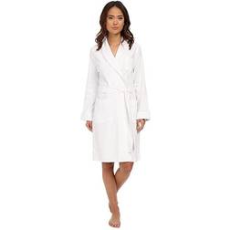 Lauren Ralph Lauren Hartford Lounge Shawl Collar Knit Robe White