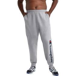 Champion Big Tall Powerblend Graphic Joggers Oxford Gray Men's Clothing Gray 2XLT One